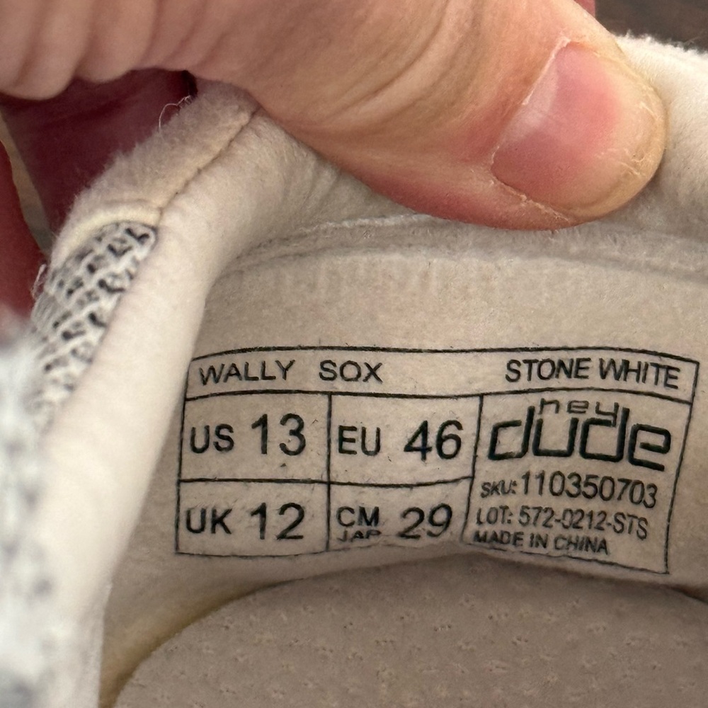 Men's Hey Dude Wally Socks Size 13 - Picture 7 of 8